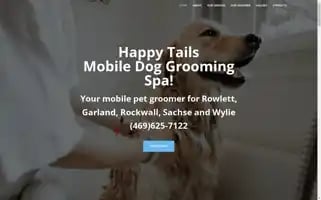 Happytailsmobiledogspa.com Screenshot 2024-05-16 00:58:03