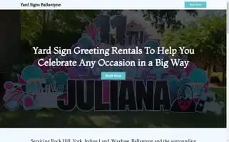 Yardsignsballantyne.com Screenshot 2024-05-18 23:17:16