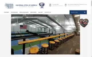 Universalsteel.com Screenshot 2024-05-14 18:43:19
