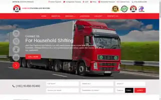 Hariompackersandmovers.com Screenshot 2024-07-07 17:19:02