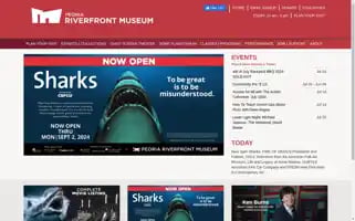 Peoriariverfrontmuseum.org Screenshot 2024-07-05 00:37:40