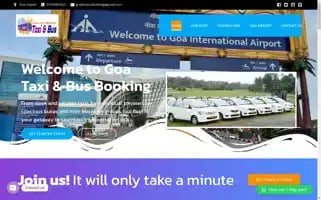 Goaairporttaxibusbooking.com Screenshot 2024-05-26 11:49:34
