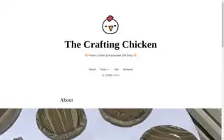 Thecraftingchicken.com Screenshot 2024-05-18 23:49:38