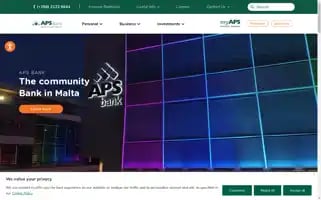 Apsbank.com.mt Screenshot 2024-06-18 09:50:41