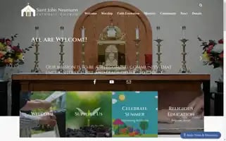 Saintjohnneumann.org Screenshot 2024-07-03 01:16:43