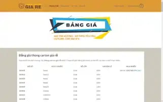 Thungcartongiare.net Screenshot 2024-05-18 11:54:56