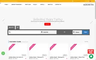 Unlimitedtoursturkey.com Screenshot 2024-04-23 09:47:33