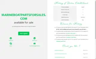 Marineboatpartsforsales.com Screenshot 2024-05-12 20:46:51
