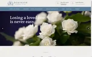 Robinsonfuneralhomes.com Screenshot 2024-06-12 03:15:06