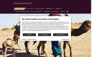 Relaxedcameltours.com Screenshot 2024-04-16 11:39:37