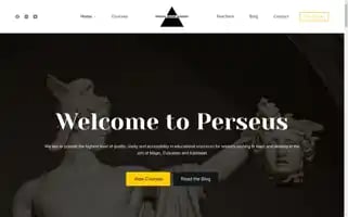 Perseusarcaneacademy.com Screenshot 2024-06-18 10:14:04