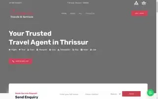Sreesaitravels.com Screenshot 2024-04-18 17:29:29