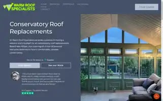 Warmroofspecialists.co.uk Screenshot 2024-07-08 22:41:03