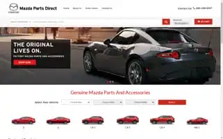 Mazdapartsdirect.com Screenshot 2024-05-16 07:18:24