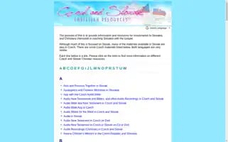 Czechslovakchristian.com Screenshot 2024-07-05 13:33:53