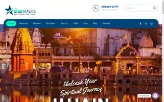 Startravelsujjain.com Screenshot 2024-04-26 10:08:21