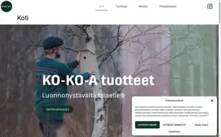 Kokoatuotteet.fi Screenshot 2024-07-03 09:33:33