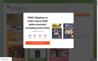 Beevitamins.com.au Screenshot 2024-05-04 09:38:16