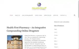 Healthfirstpharmacy.net Screenshot 2024-07-02 21:20:27