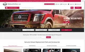 Mynissanpartstore.com Screenshot 2024-05-16 09:08:53