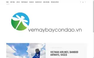 Vemaybaycondao.vn Screenshot 2024-07-07 16:15:08