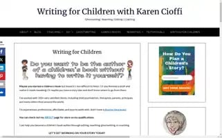 Karencioffiwritingforchildren.com Screenshot 2024-05-12 14:09:02