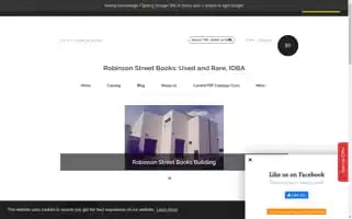 Robinsonstreetbooks.com Screenshot 2024-05-05 19:13:15