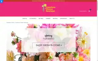 Pasadenaflowerboutique.com Screenshot 2024-05-16 11:56:42