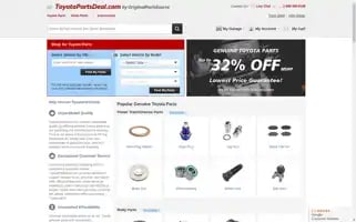 Toyotapartsdeal.com Screenshot 2024-05-14 14:31:09