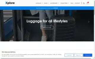Xploreluggage.com Screenshot 2024-04-16 12:30:10