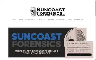 Suncoastforensics.com Screenshot 2024-07-05 08:46:59