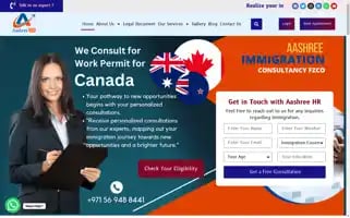 Aashreeimmigration.com Screenshot 2024-06-29 12:17:30