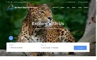Sriharitourandtravels.com Screenshot 2024-04-26 09:31:48