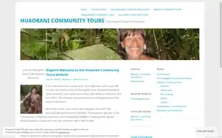 Huaoranicommunitytours.com Screenshot 2024-04-26 00:52:24