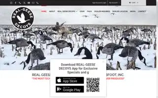 Webfootdecoys.com Screenshot 2024-07-03 02:24:37