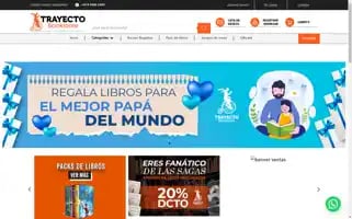Trayectobookstore.cl Screenshot 2024-06-16 15:25:22