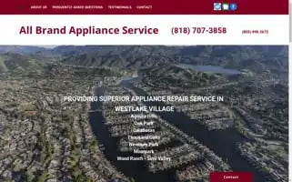 Allbrandappliancerepair.com Screenshot 2024-05-15 11:00:38