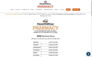 Onuhealthwisepharmacy.com Screenshot 2024-07-06 14:00:31