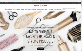 Biggerbetterhairshop.com Screenshot 2024-07-01 17:58:02