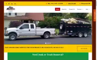 Junkremovalalbuquerque.org Screenshot 2024-05-12 13:45:04