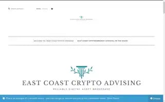 Eastcoastcryptoadvising.com Screenshot 2024-05-18 11:17:57