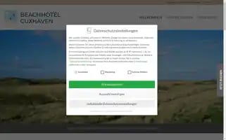 Beachhotel-cuxhaven.de Screenshot 2024-04-26 05:45:54