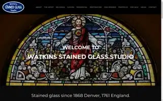 Watkinsstainedglass.com Screenshot 2024-06-12 13:20:06