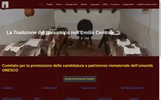 Tradizionedelbalsamico.it Screenshot 2024-07-04 14:30:30
