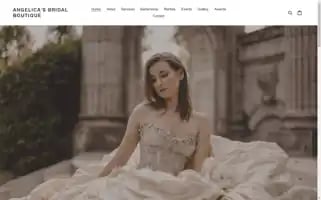 Angelicasbridalboutique.com Screenshot 2024-04-19 09:22:40