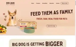 Bigdogpetfoods.com Screenshot 2024-07-04 08:29:49