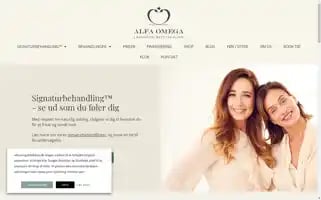 Alfaomegaklinikken.dk Screenshot 2024-06-17 18:20:14