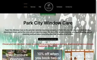 Parkcitywindowcare.com Screenshot 2024-05-24 09:22:22