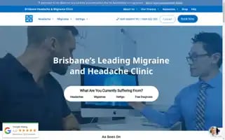 Brisbanemigraine.com.au Screenshot 2024-06-28 01:12:23