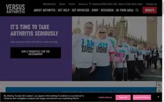 Versusarthritis.org Screenshot 2024-07-08 13:48:17